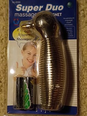 Silver Magnetic Massager - Silver